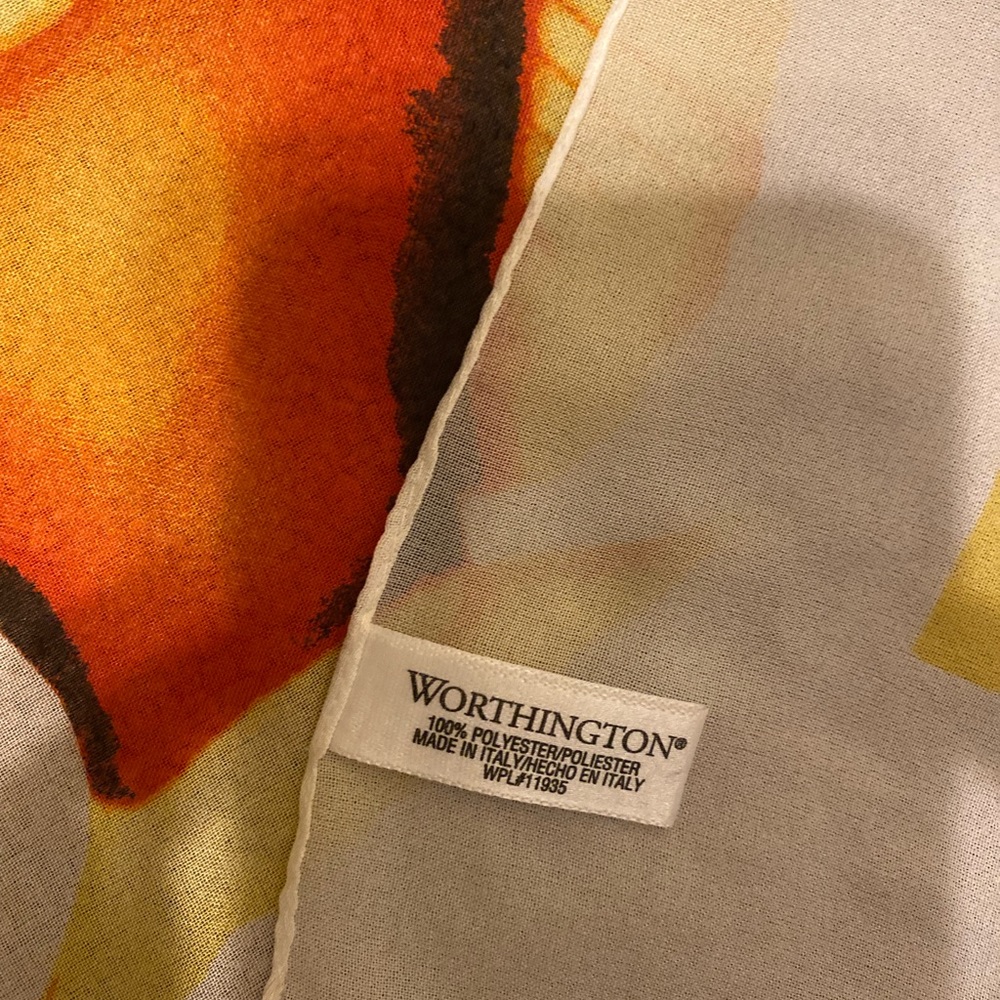 NWOT Worthington - Lovely tropical fish pattern beach sarong, Size: 62” x 46” - Picture 10 of 13